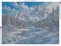 Thumbnail for Frozen River timanttimaalauksen liimapintainen canvas 80x60cm