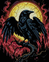 Thumbnail for Timanttikuvio - Full Moon Raven