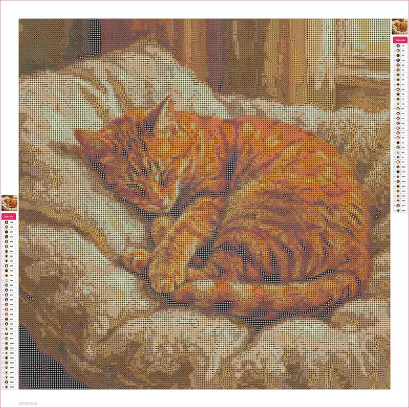 Fuzzy Pillow timanttimaalauksen liimapintainen canvas 50x50cm