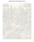 Thumbnail for Numeroitu kangas - Garden Gazebo and Fountains 40x50cm