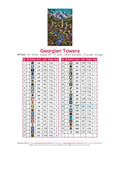 Thumbnail for Georgian Towers timanttimaalauksen värikartta – 41 DMC-väriä