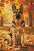Thumbnail for Timanttikuvio - German Shepherd in Autumn