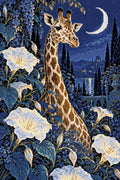 Thumbnail for Timanttikuvio - Giraffe by Moonlight