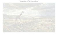 Thumbnail for Numeroitu kangas - Giraffe in Landscape 70x40cm