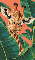 Thumbnail for Timanttikuvio - Giraffe in Leaves