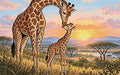 Thumbnail for Timanttikuvio - Giraffe Pair