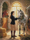 Thumbnail for Timanttikuvio - Girl with Horses