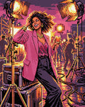 Thumbnail for Glamorous Woman On Film Set, 40x50 cm timanttimaalaus – lopullisen kuvion esikatselu