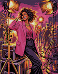 Thumbnail for Glamorous Woman On Film Set, 40x50 cm timanttimaalaus – koko kuvion esikatselu ilman lähikuvaa