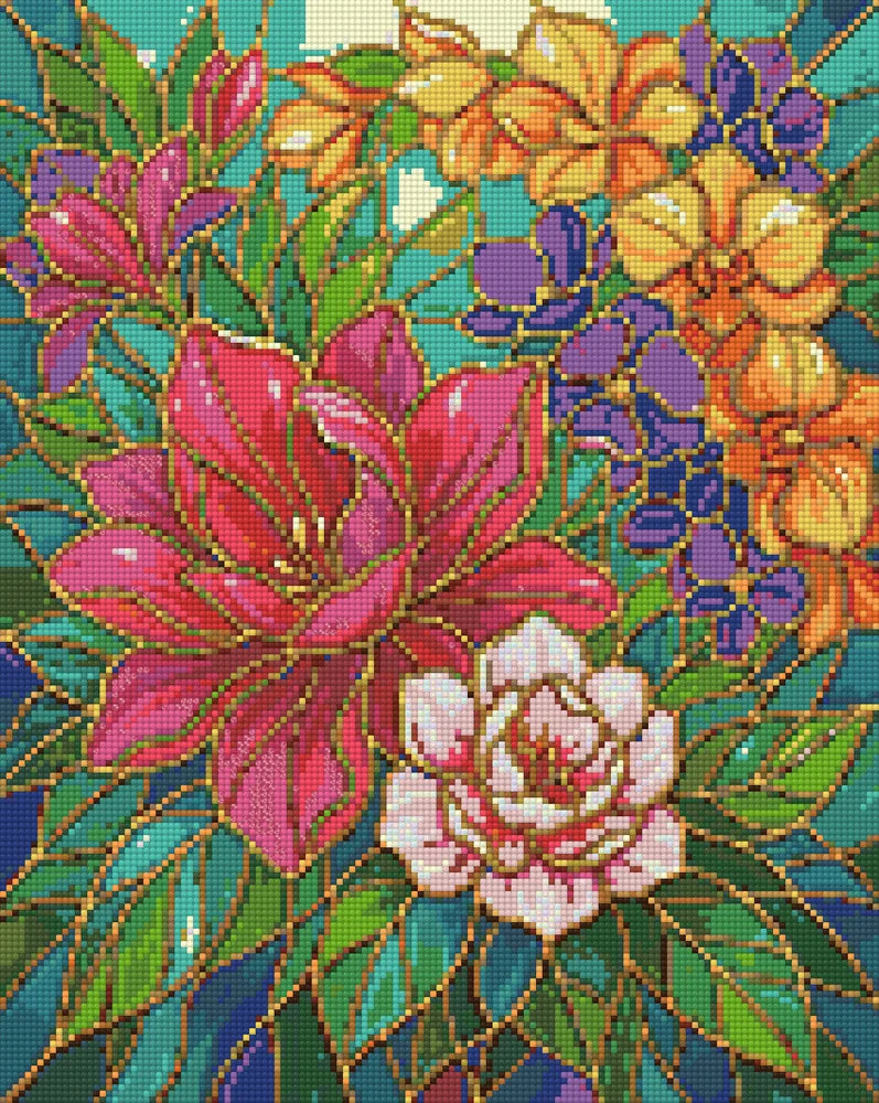 Timanttikuvio - Glass Flora