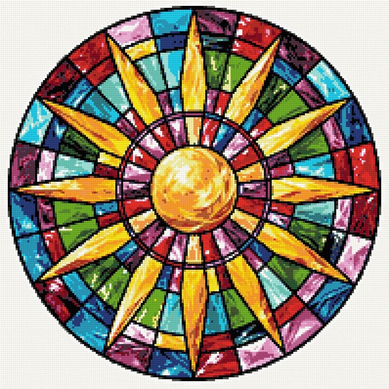 Timanttikuvio - Glass Mosaic