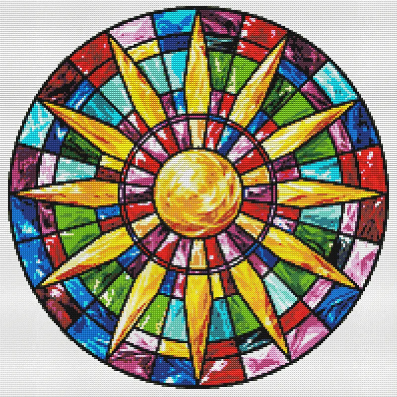 Timanttikuvio - Glass Mosaic