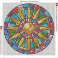 Thumbnail for Glass Mosaic timanttimaalauksen liimapintainen canvas 50x50cm