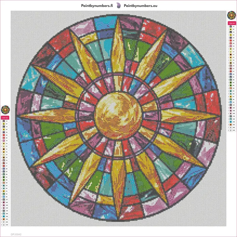 Glass Mosaic timanttimaalauksen liimapintainen canvas 50x50cm