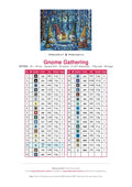 Thumbnail for Gnome Gathering timanttimaalauksen värikartta – 35 DMC-väriä