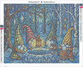 Thumbnail for Gnome Gathering timanttimaalauksen liimapintainen canvas 50x40cm