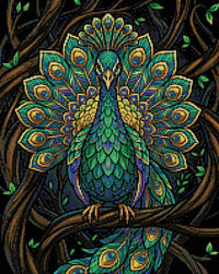 Thumbnail for Timanttikuvio - Gold Feathered