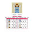 Thumbnail for Golden Angel timanttimaalauksen värikartta – 12 DMC-väriä