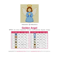 Thumbnail for Golden Angel timanttimaalauksen värikartta – 12 DMC-väriä