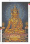 Thumbnail for Golden Buddha timanttimaalauksen liimapintainen canvas 40x60cm