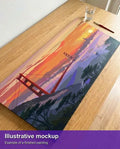 Thumbnail for Valmiin numeromaalauksen havainnekuva - Golden Gate Bridge Sunset 80x40cm