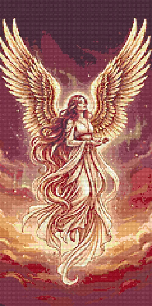 Timanttikuvio - Golden Wings