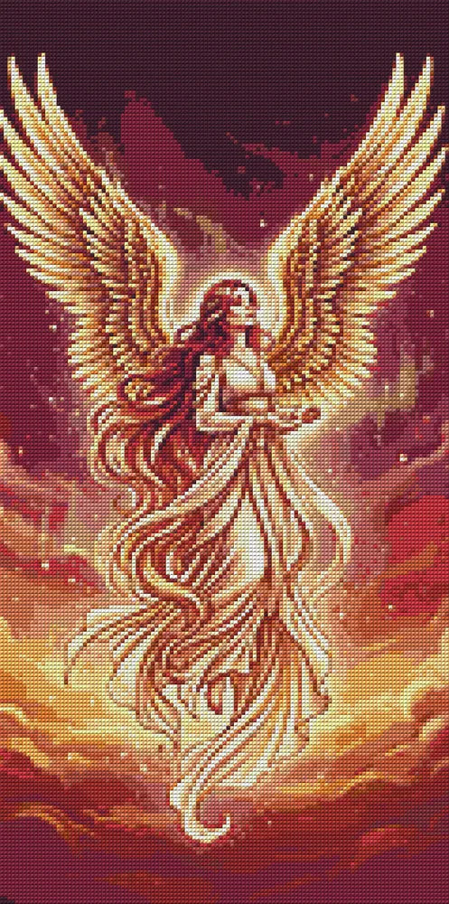 Timanttikuvio - Golden Wings