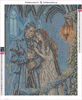 Thumbnail for Gothic Lovers in Ruins timanttimaalauksen liimapintainen canvas 40x50cm