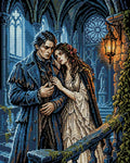 Thumbnail for Gothic Lovers in Ruins, 40x50 cm timanttimaalaus – koko kuvion esikatselu ilman lähikuvaa