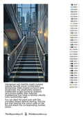 Thumbnail for Värikartta ja ohjeet - Grand Staircase City View 40x70cm