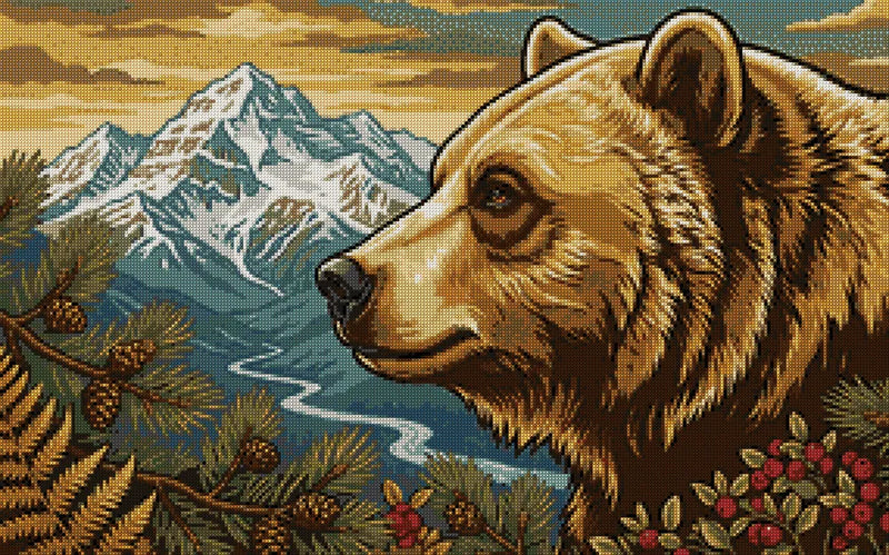 Timanttikuvio - Grizzly Profile