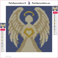 Thumbnail for Guardian Angel timanttimaalauksen liimapintainen canvas 20x20cm