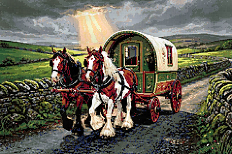 Timanttikuvio - Gypsy Caravan