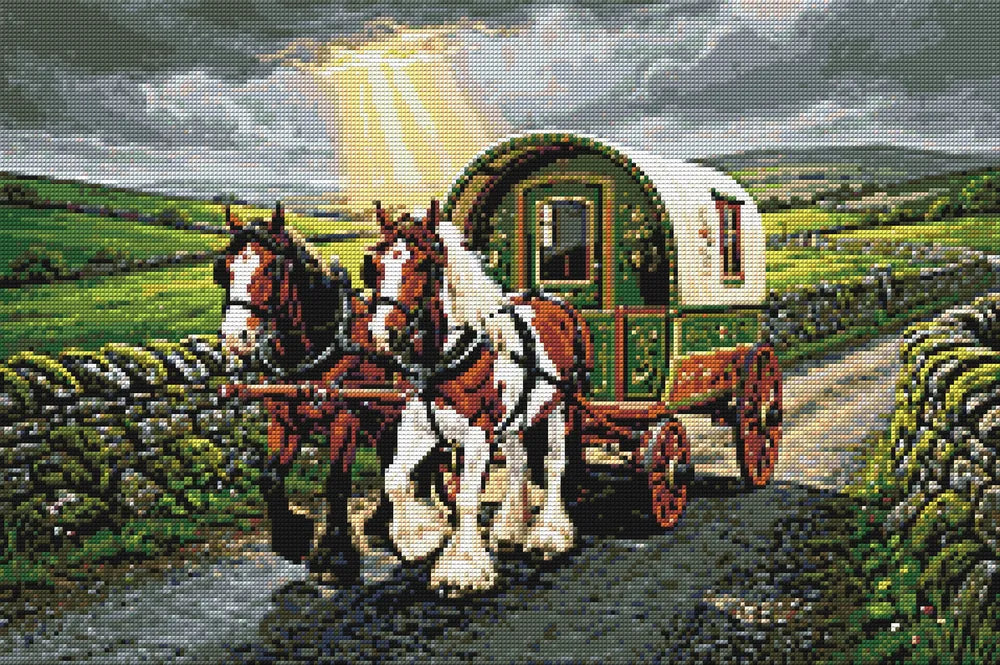 Timanttikuvio - Gypsy Caravan