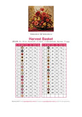 Thumbnail for Harvest Basket timanttimaalauksen värikartta – 31 DMC-väriä