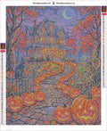 Thumbnail for Haunted House Path timanttimaalauksen liimapintainen canvas 40x50cm