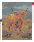 Thumbnail for Heather and Horns timanttimaalauksen liimapintainen canvas 40x50cm