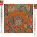 Thumbnail for Hedgehog in a Pumpkin Home timanttimaalauksen liimapintainen canvas 20x20cm