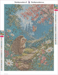 Thumbnail for Hedgehog Trail timanttimaalauksen liimapintainen canvas 30x40cm