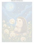 Thumbnail for Numeroitu kangas - Hedgehog with Dandelions 60x80cm