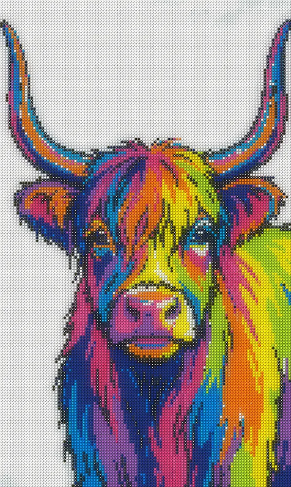 Timanttikuvio - Highland Cow