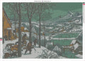 Thumbnail for Hunters In The Snow timanttimaalauksen liimapintainen canvas 85x60cm