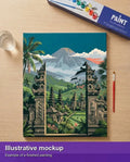 Thumbnail for Valmiin numeromaalauksen havainnekuva - Indonesia Travel Poster 40x50cm