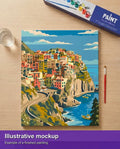 Thumbnail for Valmiin numeromaalauksen havainnekuva - Italy Travel Poster 40x50cm
