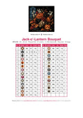 Thumbnail for Jack-o'-Lantern Bouquet timanttimaalauksen värikartta – 27 DMC-väriä