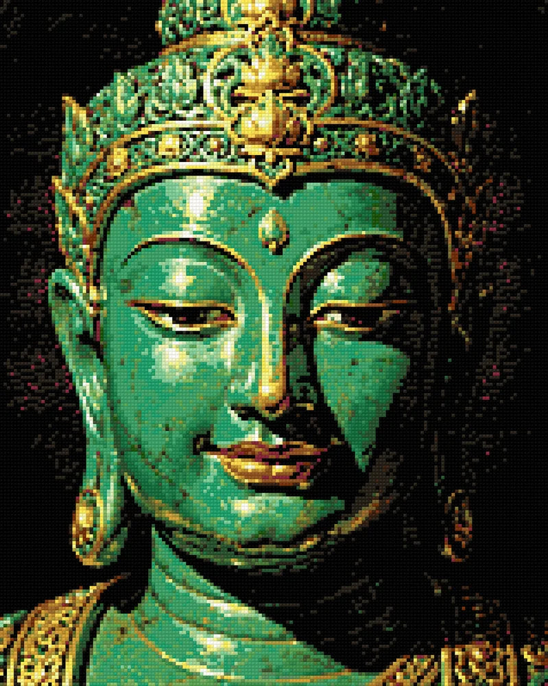 Timanttikuvio - Jade Buddha