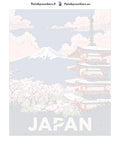 Thumbnail for Numeroitu kangas - Japan Travel Poster 40x50cm