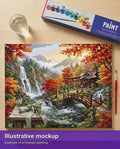 Thumbnail for Valmiin numeromaalauksen havainnekuva - Japanese Garden in Autumn 50x40cm