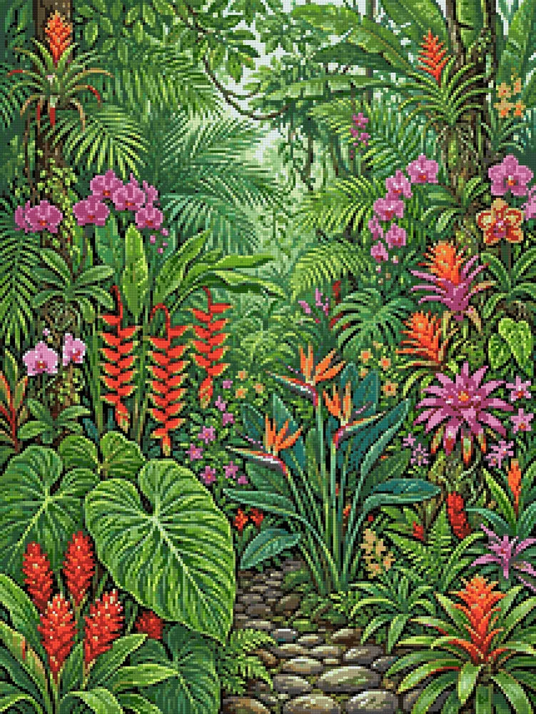 Timanttikuvio - Jungle Path