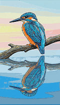 Thumbnail for Kuningaskalastaja timanttimaalaus esikatselu